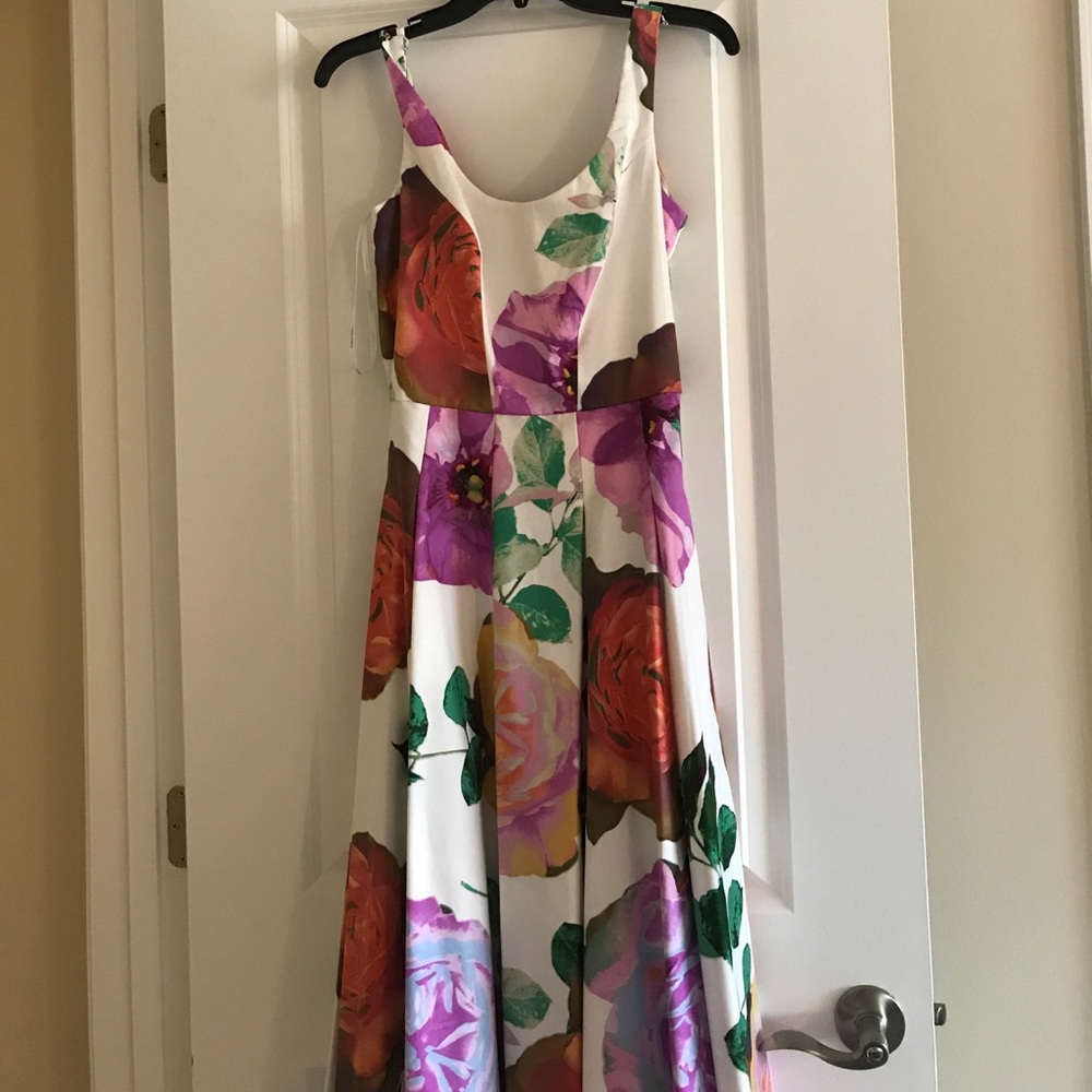 Calvin Klein Floral Dress - Gem Calvin Klein Floral Dress - Gem